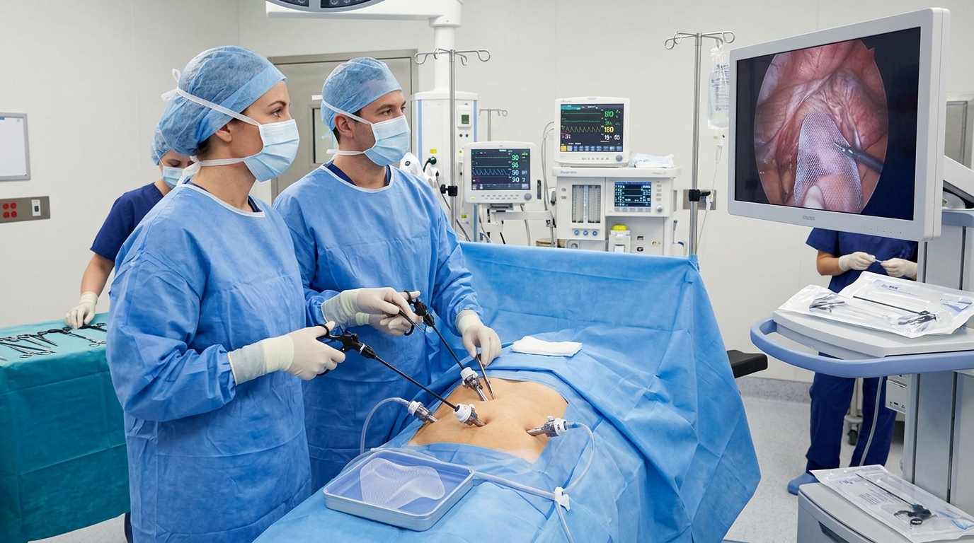 Laparoscopic Hernia Surgery with 3D Mesh at IIGU Hospitals Bangalore